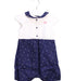 A Blue Short Sleeve Rompers from Sergent Major in size 2T for girl. (Front View)