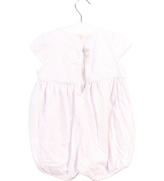 A Pink Short Sleeve Rompers from Ralph Lauren in size 12-18M for girl. (Back View)