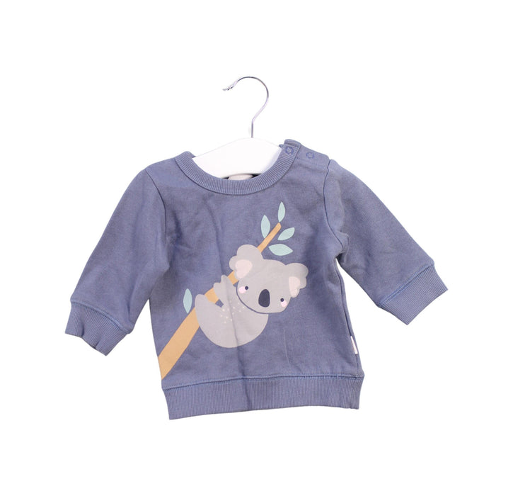 A Purple Crewneck Sweatshirts from Sprout in size 0-3M for girl. (Front View)