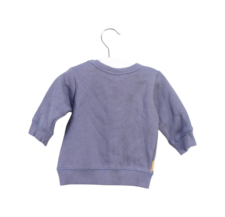 A Purple Crewneck Sweatshirts from Sprout in size 0-3M for girl. (Back View)