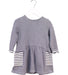 A Black Long Sleeve Dresses from Petit Bateau in size 2T for girl. (Front View)