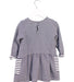 A Black Long Sleeve Dresses from Petit Bateau in size 2T for girl. (Back View)