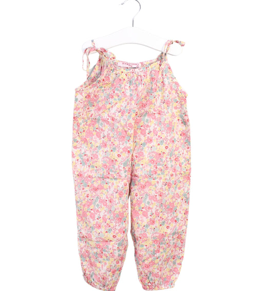 A Pink Sleeveless Jumpsuits from Gingersnaps in size 2T for girl. (Front View)