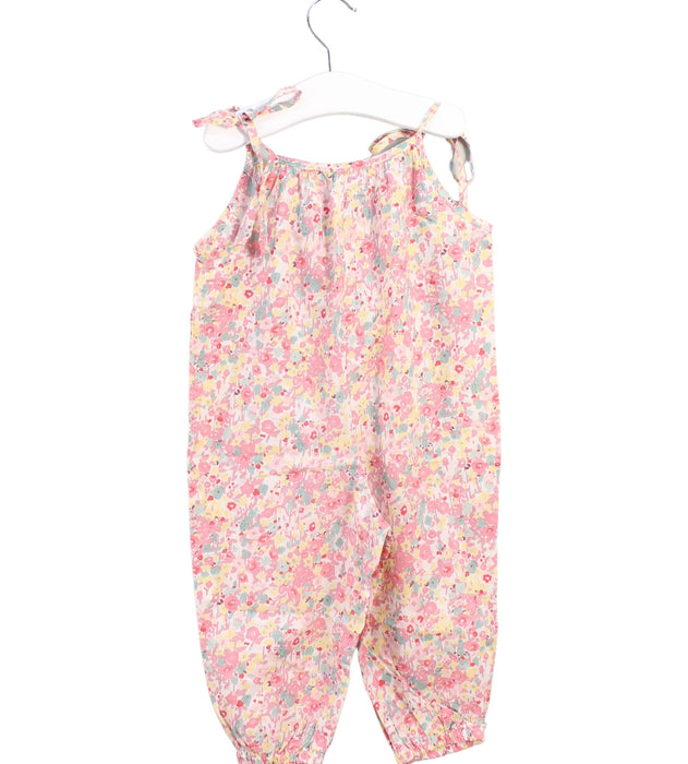 A Pink Sleeveless Jumpsuits from Gingersnaps in size 2T for girl. (Back View)