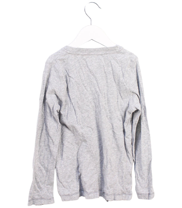 A Grey Long Sleeve Tops from Shanghai Tang in size 4T for boy. (Back View)