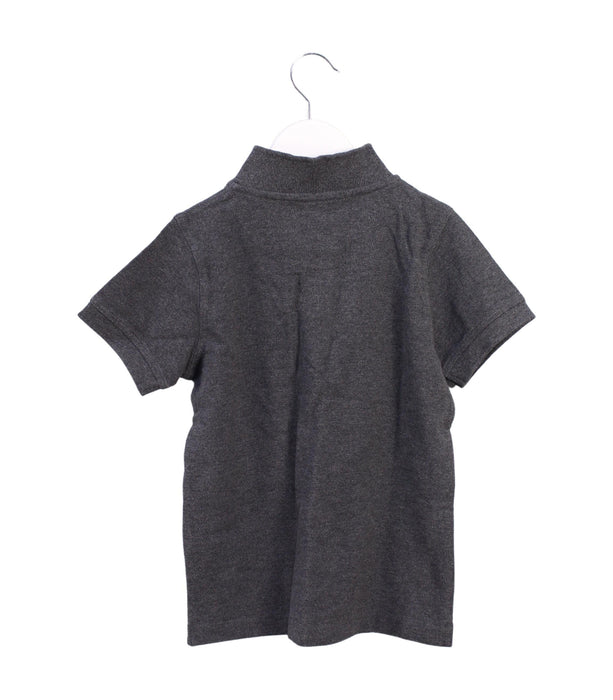 A Grey Short Sleeve Polos from Shanghai Tang in size 4T for boy. (Back View)