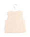 A Beige Outerwear Vests from Mides in size 3-6M for neutral. (Back View)