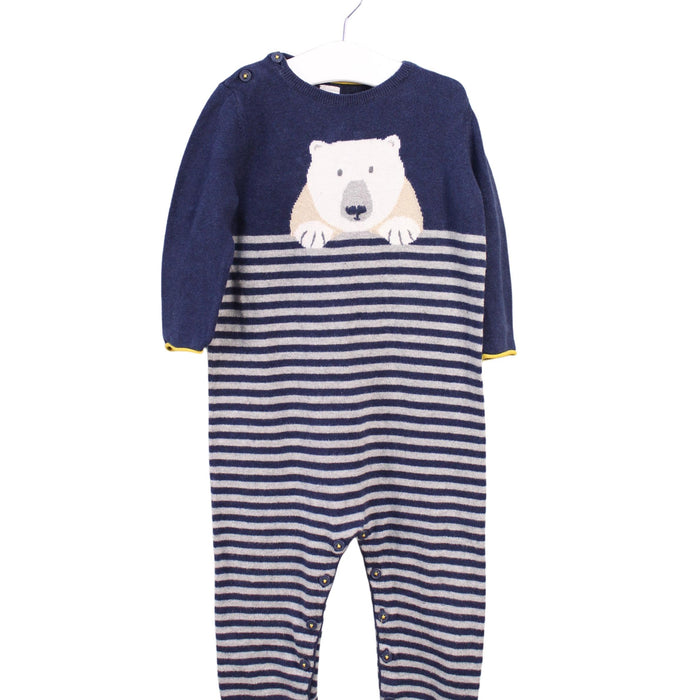 A Navy Long Sleeve Jumpsuits from Boden in size 12-18M for boy. (Front View)