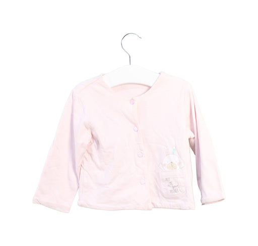 A Pink Cardigans from Chicco in size 6-12M for girl. (Front View)