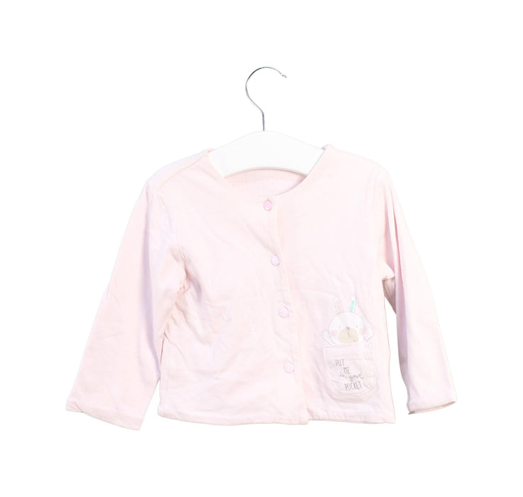 A Pink Cardigans from Chicco in size 6-12M for girl. (Front View)