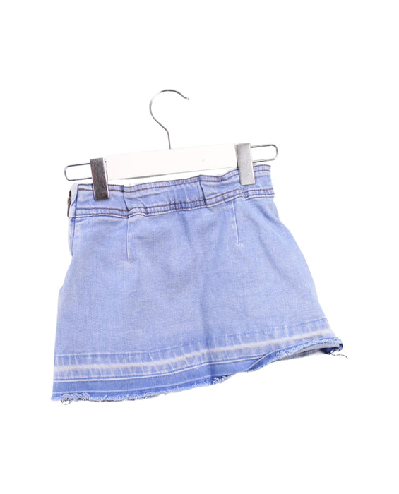 A Blue Short Skirts from Seed in size 4T for girl. (Back View)