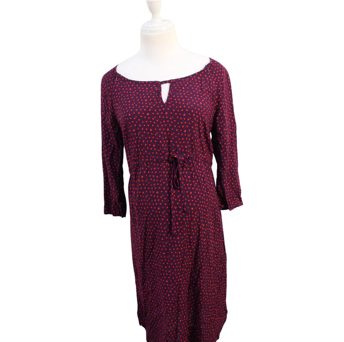 A Purple Long Sleeve Dresses from Seraphine in size XS for maternity. (Front View)