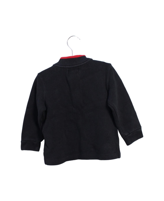 A Black Zippered Sweatshirts from Ralph Lauren in size 12-18M for boy. (Back View)