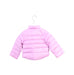 A Pink Puffer/Quilted Jackets from Crewcuts in size 3T for girl. (Back View)