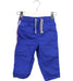 A Blue Casual Pants from Petit Bateau in size 12-18M for boy. (Front View)