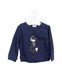 A Navy Crewneck Sweatshirts from Jacadi in size 18-24M for boy. (Front View)