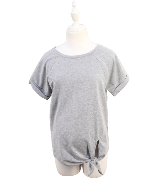 A Grey Short Sleeve Tops from Mayarya in size XS for maternity. (Front View)