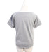 A Grey Short Sleeve Tops from Mayarya in size XS for maternity. (Back View)