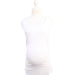A White Sleeveless Tops from Seraphine in size S for maternity. (Front View)