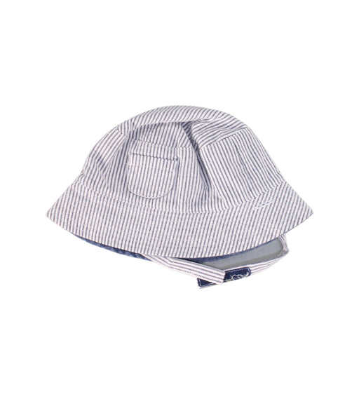 A Grey Sun Hats from Janie & Jack in size 3-6M for neutral. (Front View)