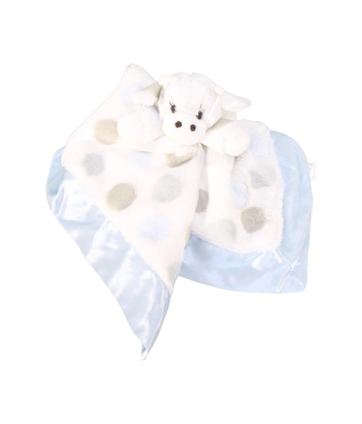 A White Safety Blankets from Little Giraffe in size O/S for neutral. (Front View)