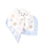 A White Safety Blankets from Little Giraffe in size O/S for neutral. (Front View)