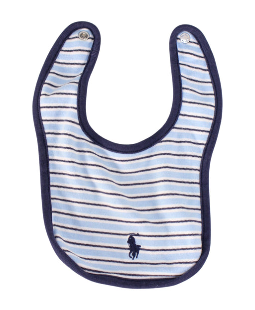 A Blue Bibs from Ralph Lauren in size O/S for neutral. (Front View)