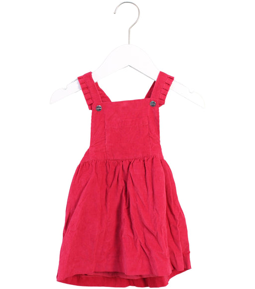 A Pink Overall Dresses from Jacadi in size 18-24M for girl. (Front View)