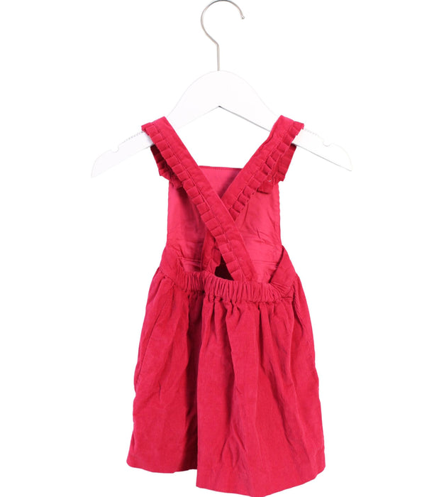 A Pink Overall Dresses from Jacadi in size 18-24M for girl. (Back View)