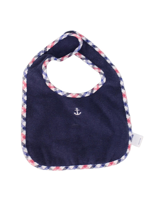 A Navy Bibs from Janie & Jack in size O/S for boy. (Front View)