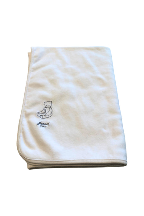 A White Blankets from Jacadi in size O/S for neutral. (Front View)