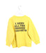 A Yellow Crewneck Sweatshirts from BAPE KIDS in size 4T for boy. (Back View)