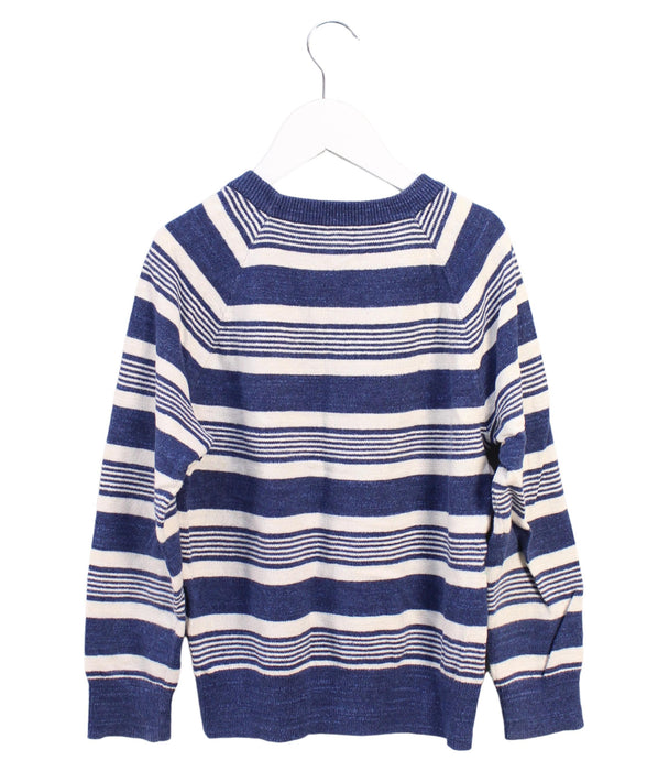 A Blue Knit Sweaters from Crewcuts in size 6T for boy. (Back View)