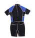 A Black Wetsuits from Aropec in size 5T for boy. (Back View)