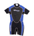 A Black Wetsuits from Aropec in size 5T for boy. (Front View)