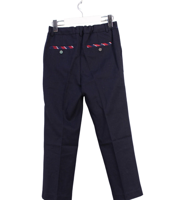 A Navy Dress Pants from Jacadi in size 6T for boy. (Back View)