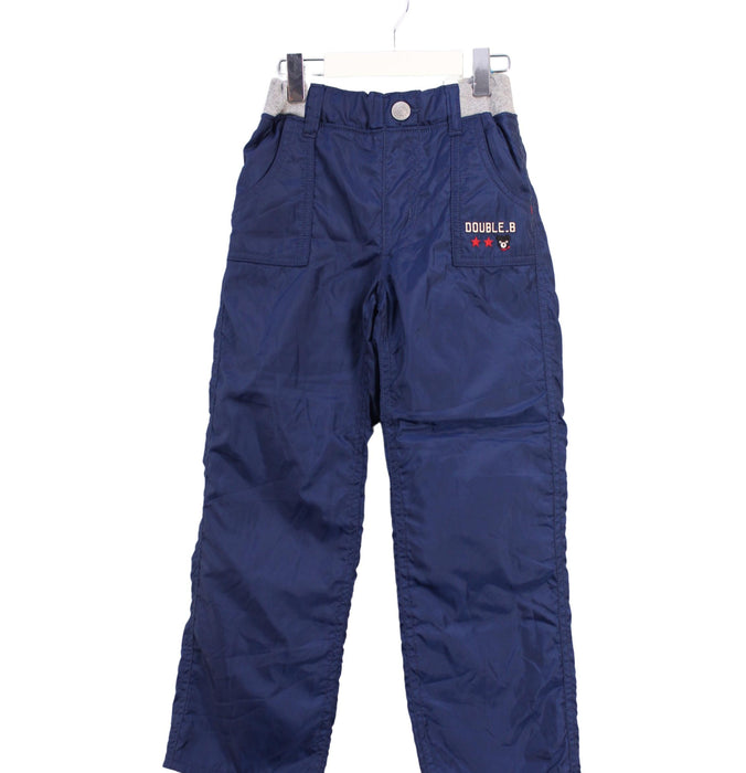 A Blue Casual Pants from Miki House in size 5T for boy. (Front View)