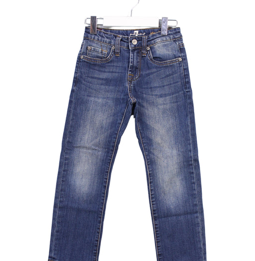 A Blue Jeans from 7 For All Mankind in size 5T for boy. (Front View)