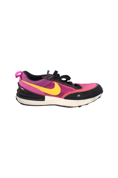 A Pink Sneakers from Nike in size 6T for girl. (Back View)