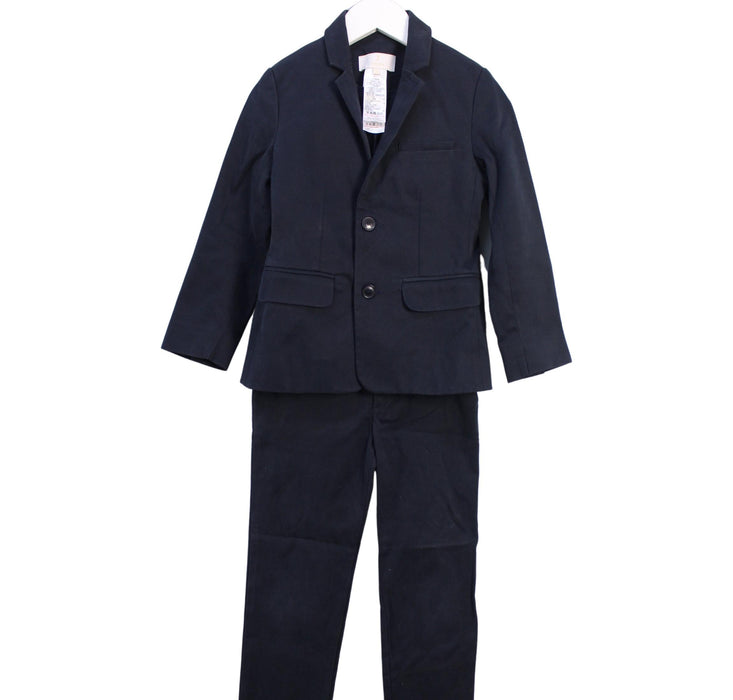 A Navy Blazers from Jacadi in size 6T for boy. (Front View)