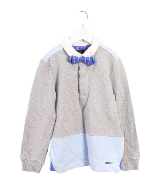 A Grey Sweatshirts from As Little As in size 7Y for boy. (Front View)