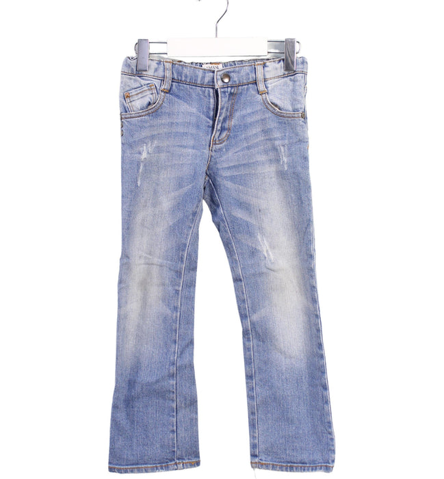 A Blue Jeans from Armani in size 4T for girl. (Front View)