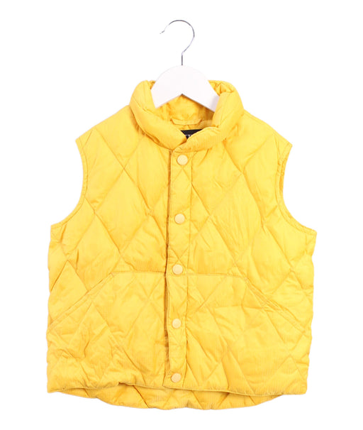 A Yellow Vests from Arctica in size 4T for neutral. (Front View)