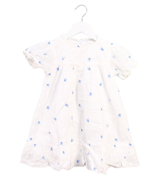 A White Short Sleeve Dresses from Cath Kidston in size 3T for girl. (Front View)