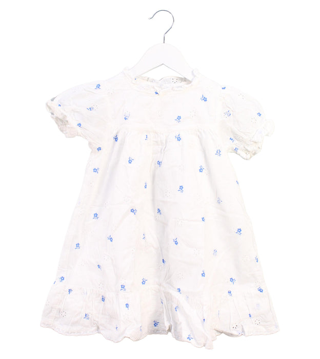 A White Short Sleeve Dresses from Cath Kidston in size 3T for girl. (Front View)