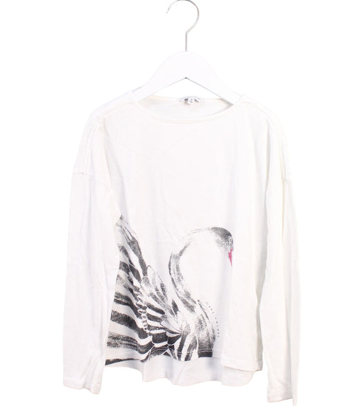 A White Long Sleeve Tops from Little Marc Jacobs in size 10Y for girl. (Front View)