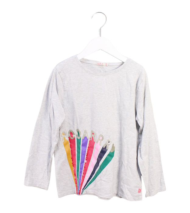 A White Long Sleeve Tops from Billieblush in size 12Y for girl. (Front View)