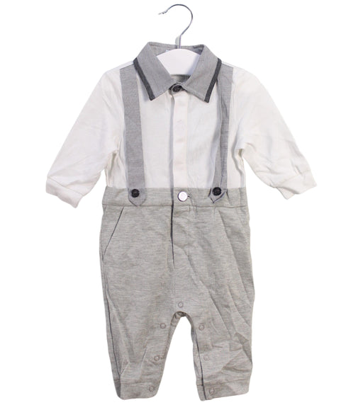 A White Long Sleeve Jumpsuits from Nicholas & Bears in size 3-6M for boy. (Front View)