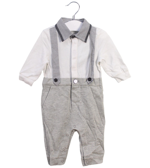 A White Long Sleeve Jumpsuits from Nicholas & Bears in size 3-6M for boy. (Front View)