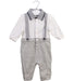 A White Long Sleeve Jumpsuits from Nicholas & Bears in size 3-6M for boy. (Front View)